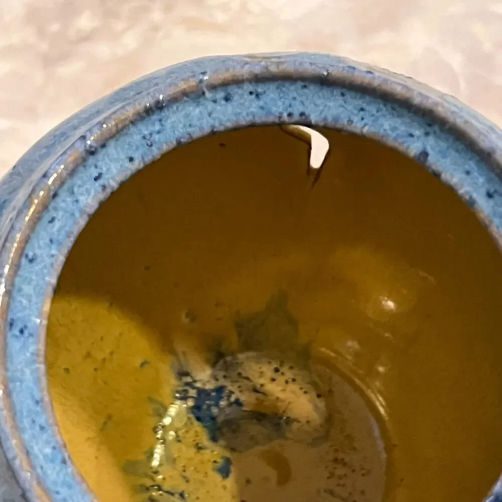 Handmade Studio Pottery Ceramic Jar 6.5